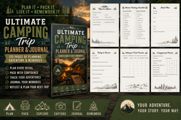 Camping trip planner - Ultimate Camping Trip Planner and Journal