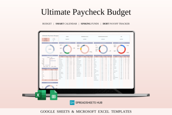 Ultimate paycheck budget spreadsheet for biweekly budgeting
