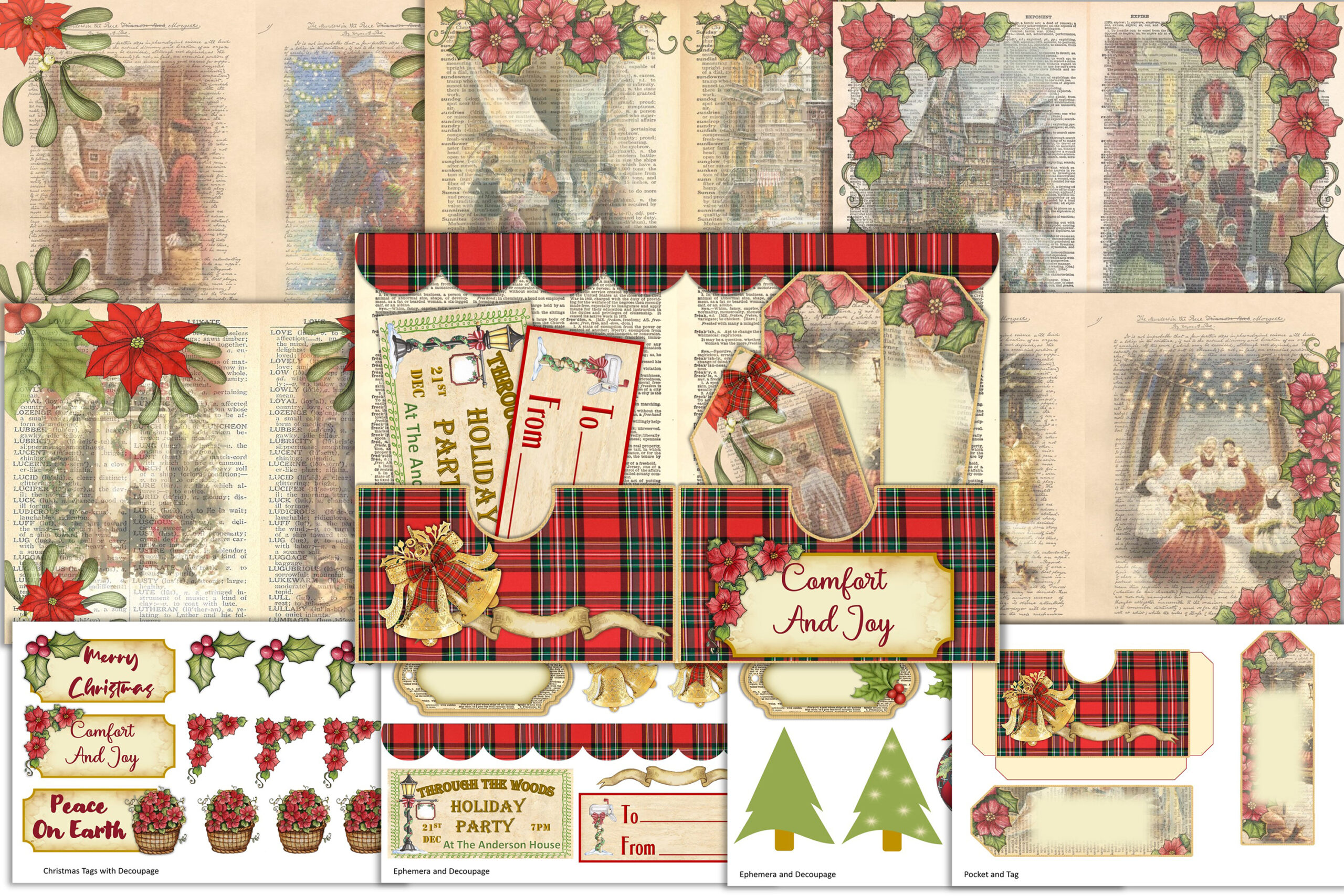 christmas journal: Victorian Christmas Scene Booklet original product preview