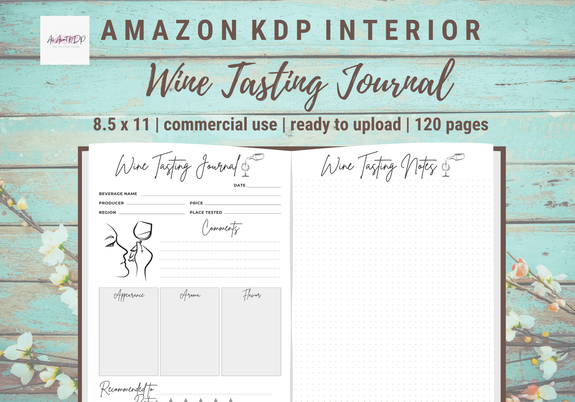 wine tasting journal: Greyscale Wine Tasting Journal original product preview