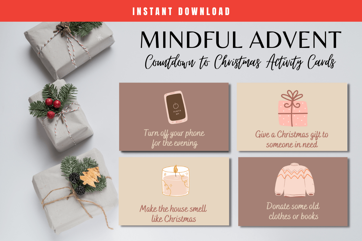 Advent Calendar Planner: 24 Unnumbered Activity Cards for a Flexible Family Plan original product preview