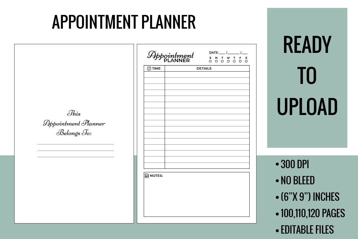 Appointment Planner: Compact Appointment Planner by dvect_artist