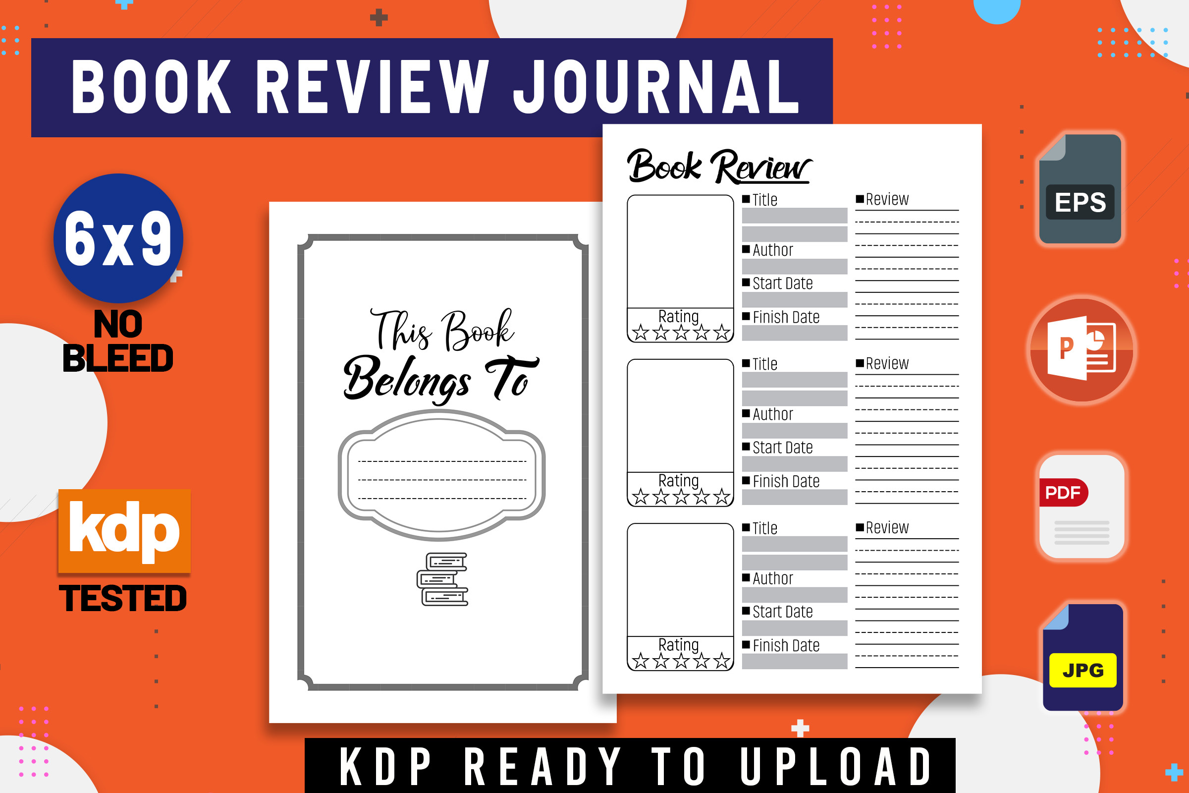 Book Review Journal: PowerPoint Review Notebook in Three Lengths original product preview
