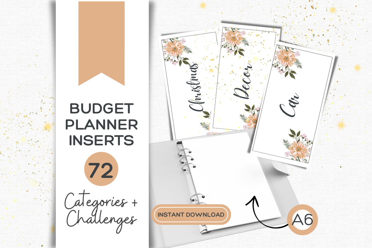Cash Envelope Planner — A6 Cash Envelope Inserts by Dan Ste
