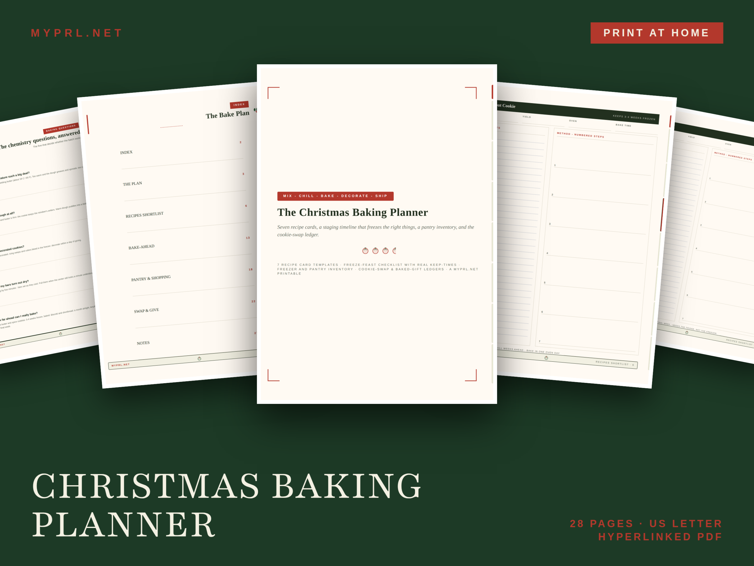 christmas baking planner: A Linked Workbook for Baking Ahead and Cookie Swaps original product preview