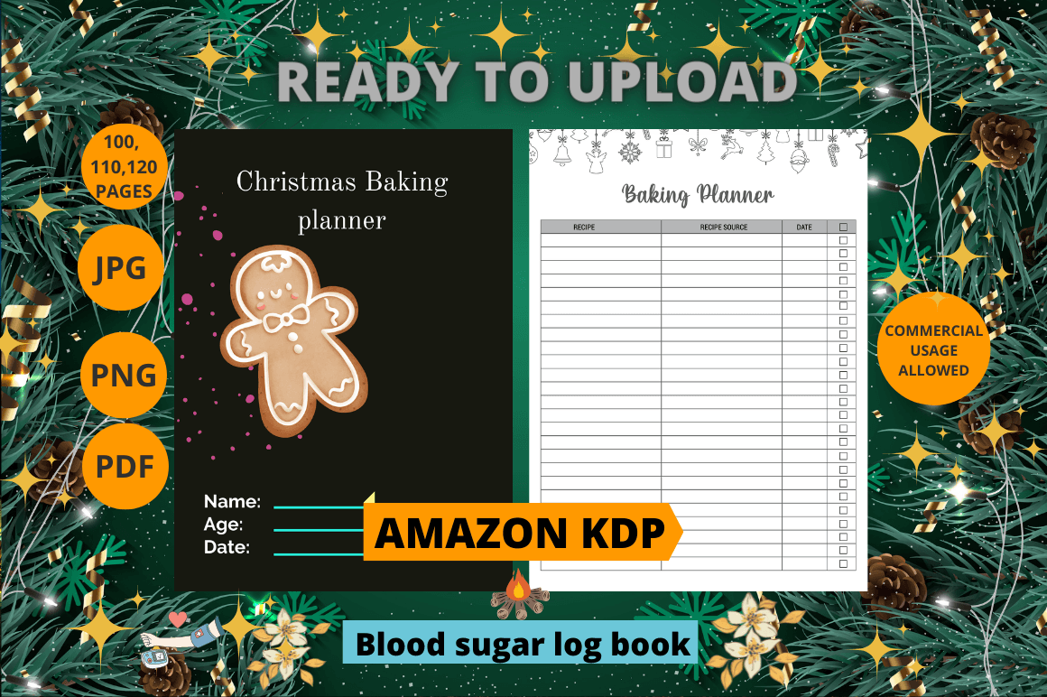 christmas baking planner: A Letter-Size Baking Log with Several File Formats original product preview