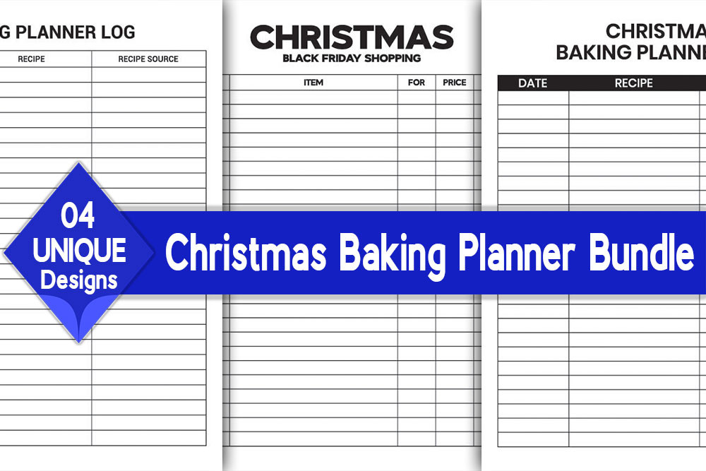 christmas baking planner: A Baking Bundle Whose Preview Needs a Closer Check original product preview