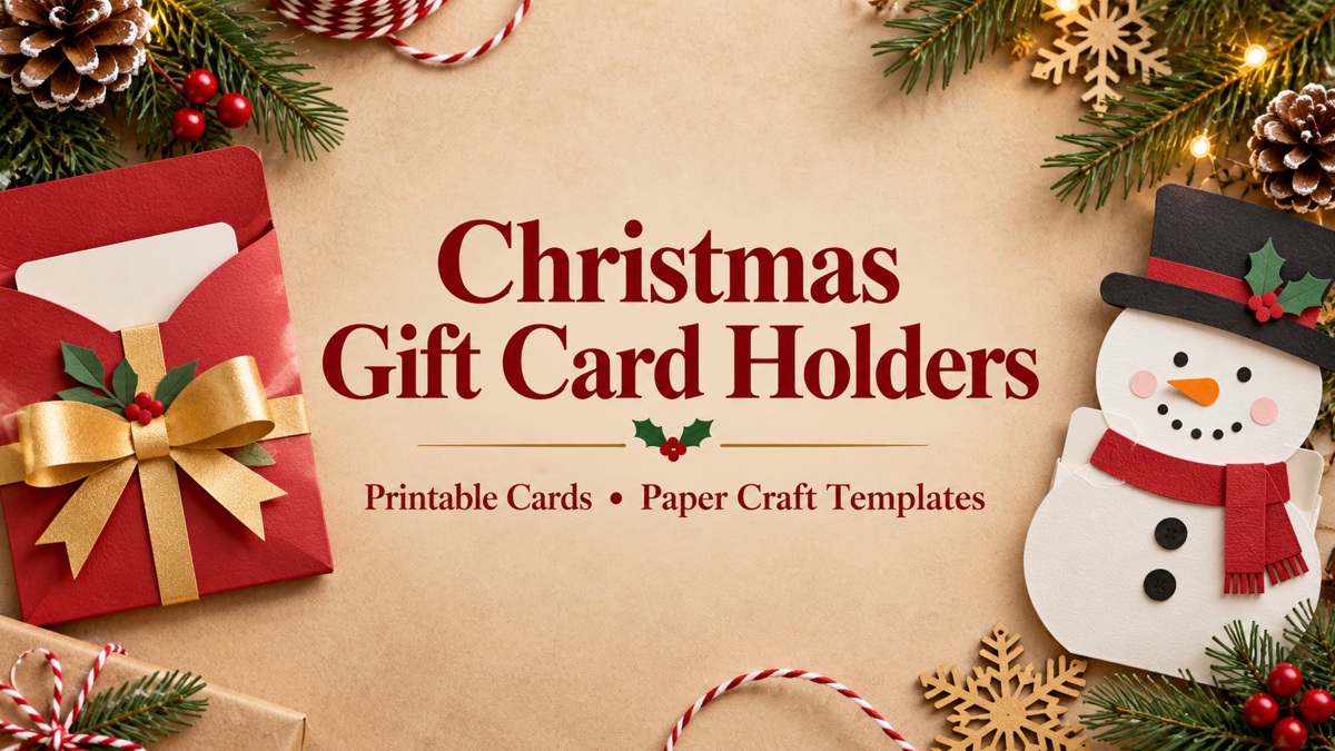 Christmas Gift Card Holders editorial cover