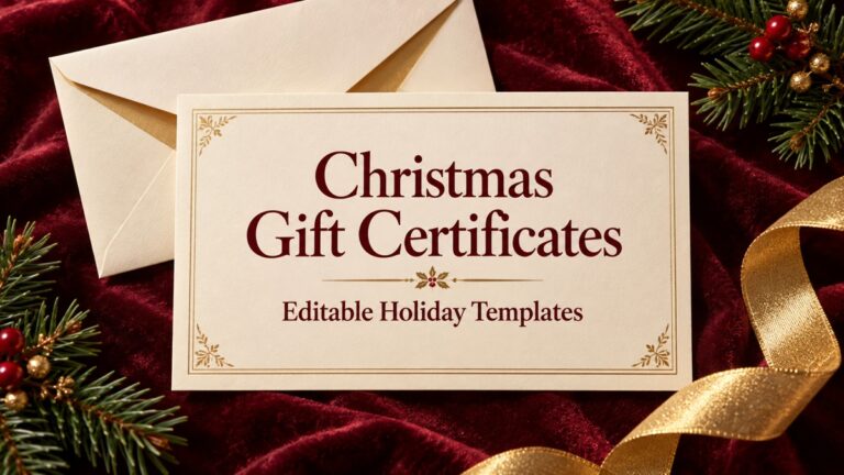 Christmas Gift Certificates editorial cover