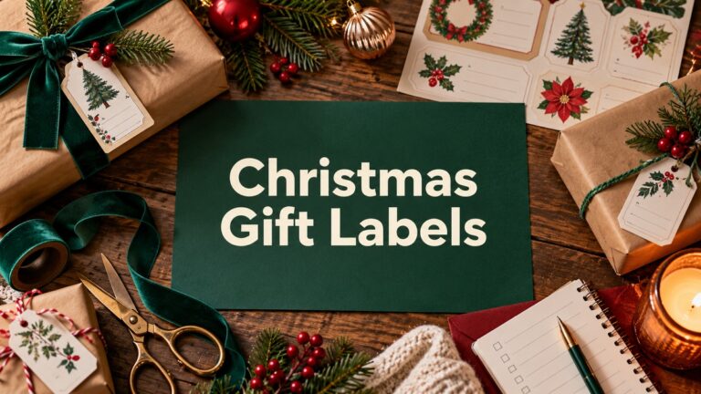 christmas gift labels