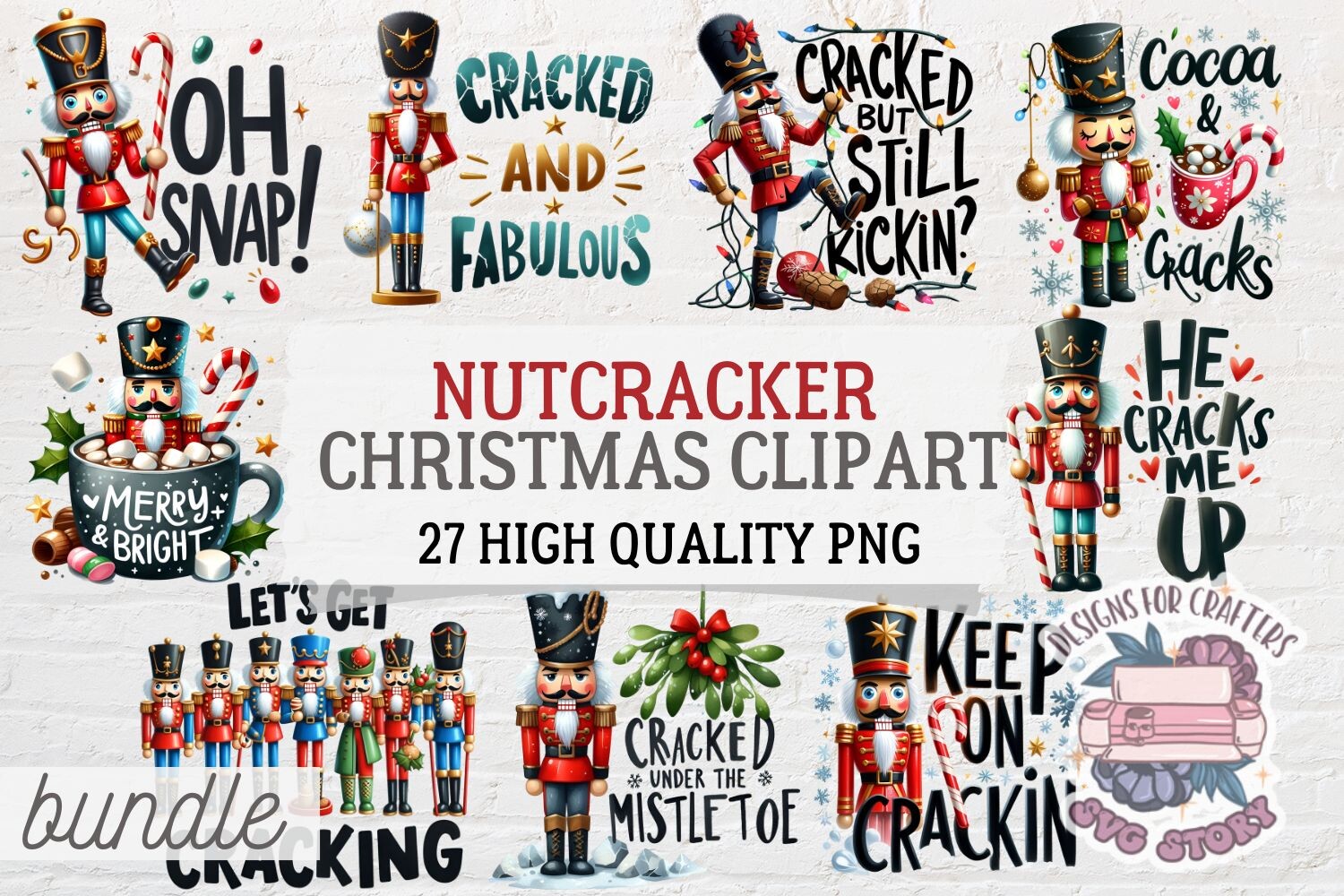 nutcracker stickers: 27-PNG Collection by SVG Story original product preview