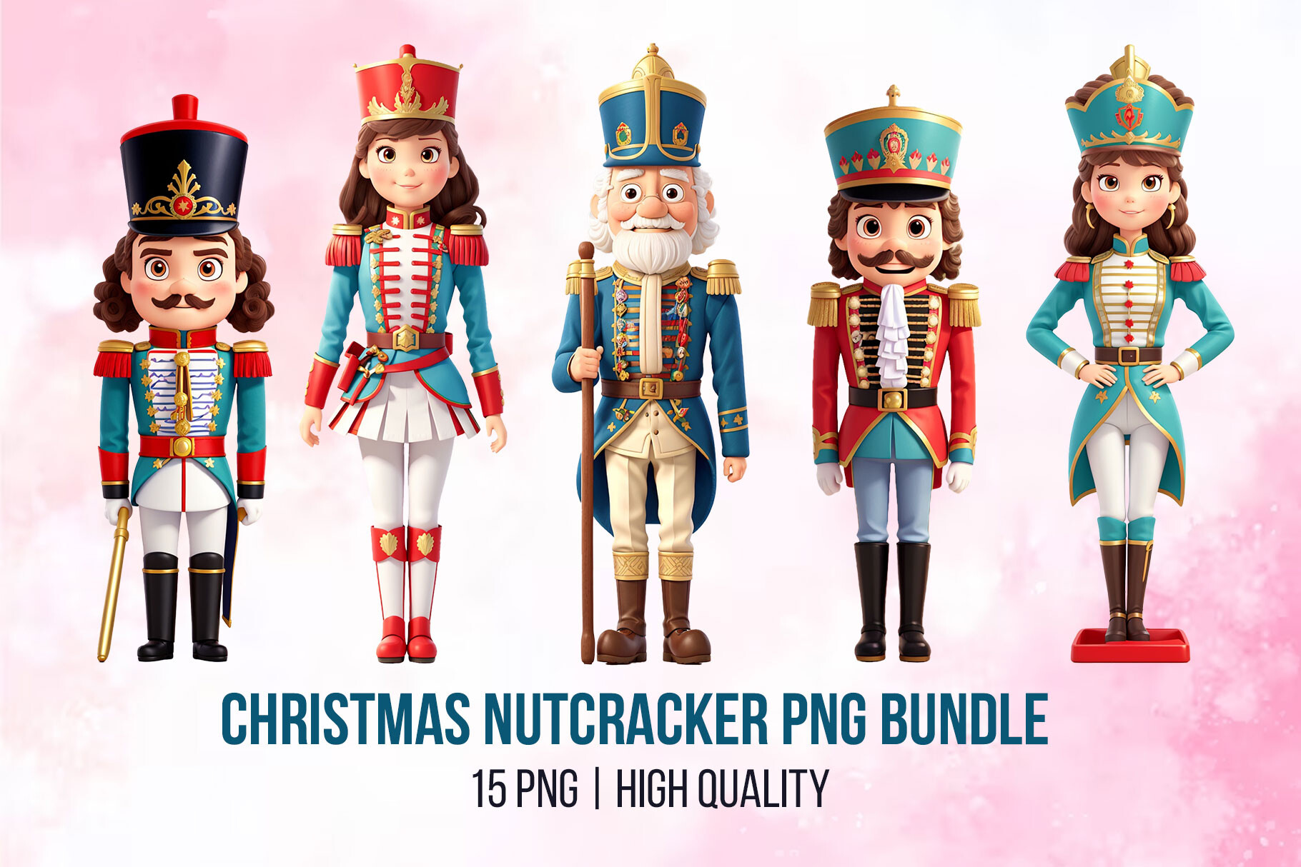 nutcracker stickers: 15-PNG Collection by MoreDesign original product preview