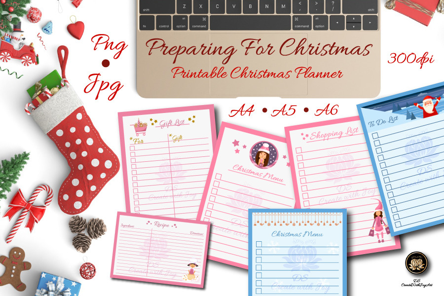 christmas to do list: Printable To-Do Pages with Shopping and Meal Lists original product preview