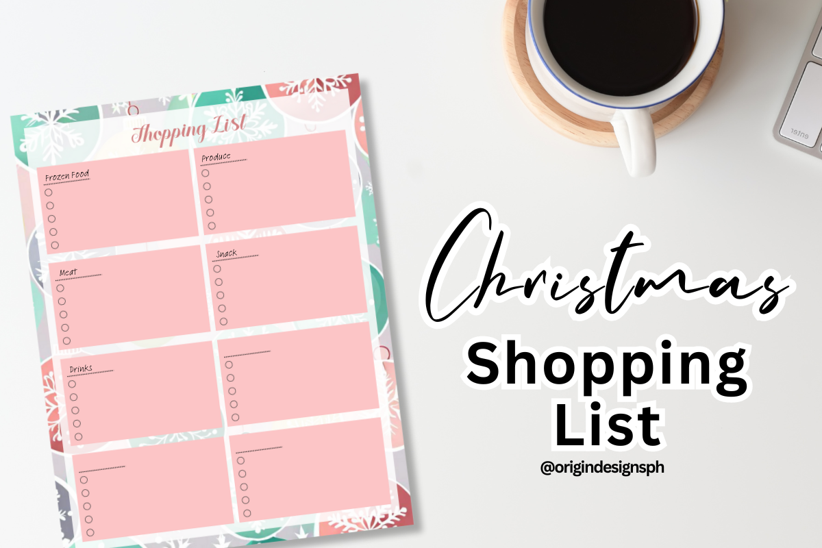 christmas to do list: A Pink Shopping Checklist for Purchase-Related Tasks original product preview