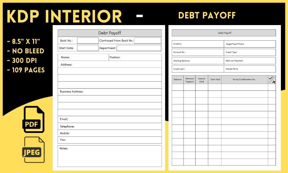 Debt Payoff Planner — Debt Payoff Interior by Salah Eddine
