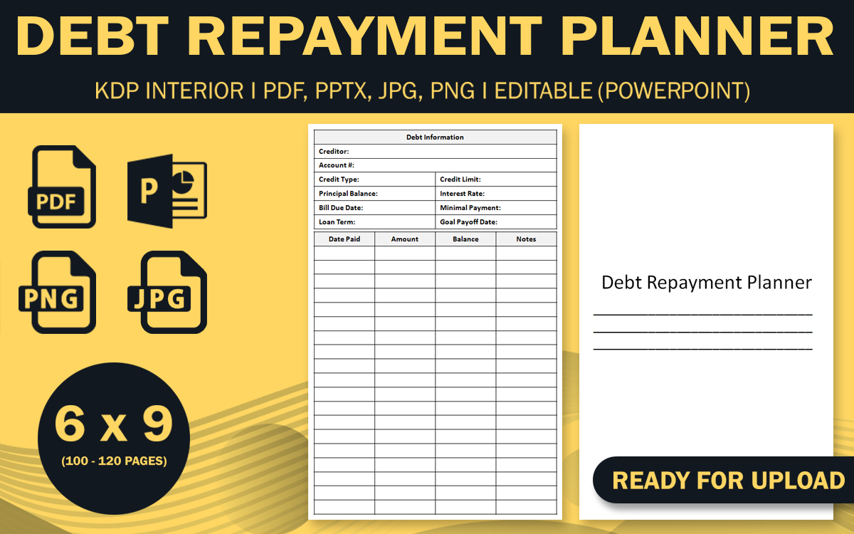 Debt Payoff Planner — Debt Repayment Planner by Ladamgraphics