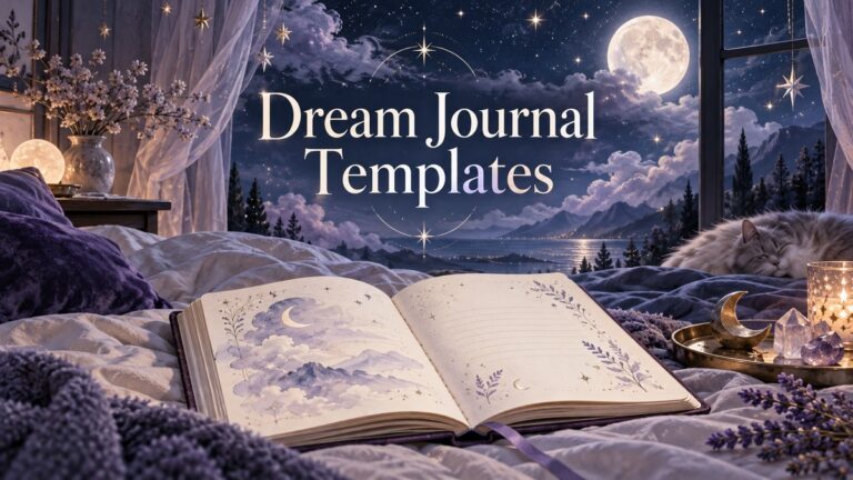 Dream Journal Templates — editorial cover