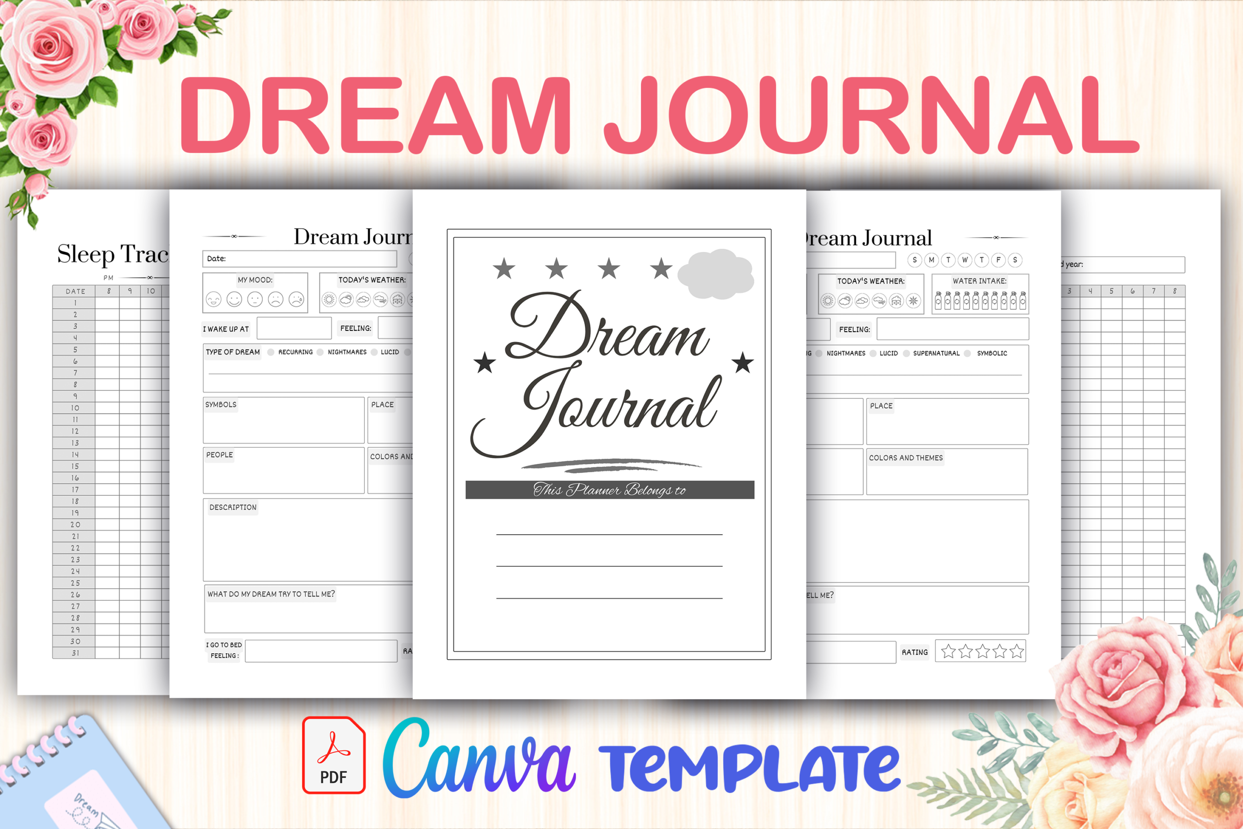 dream journal templates: Whimsical Dream Journal by Wow Art original product preview