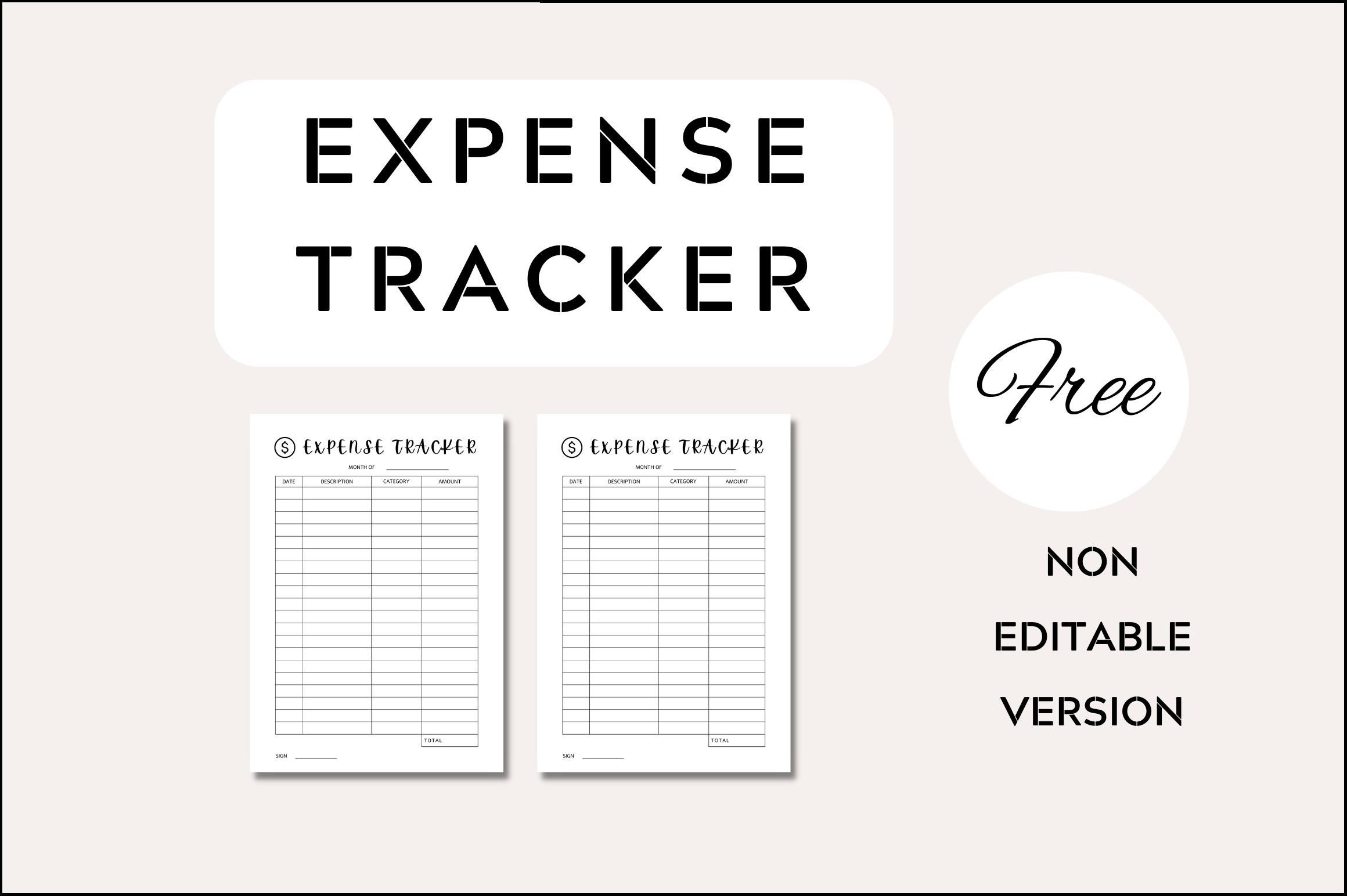 Expense Tracker: Realtor Templates: A4 Expense Tracker