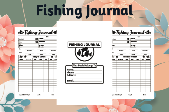 Fishing Log Book: Fishing Journal with Three Lengths and Vector Sources original product preview