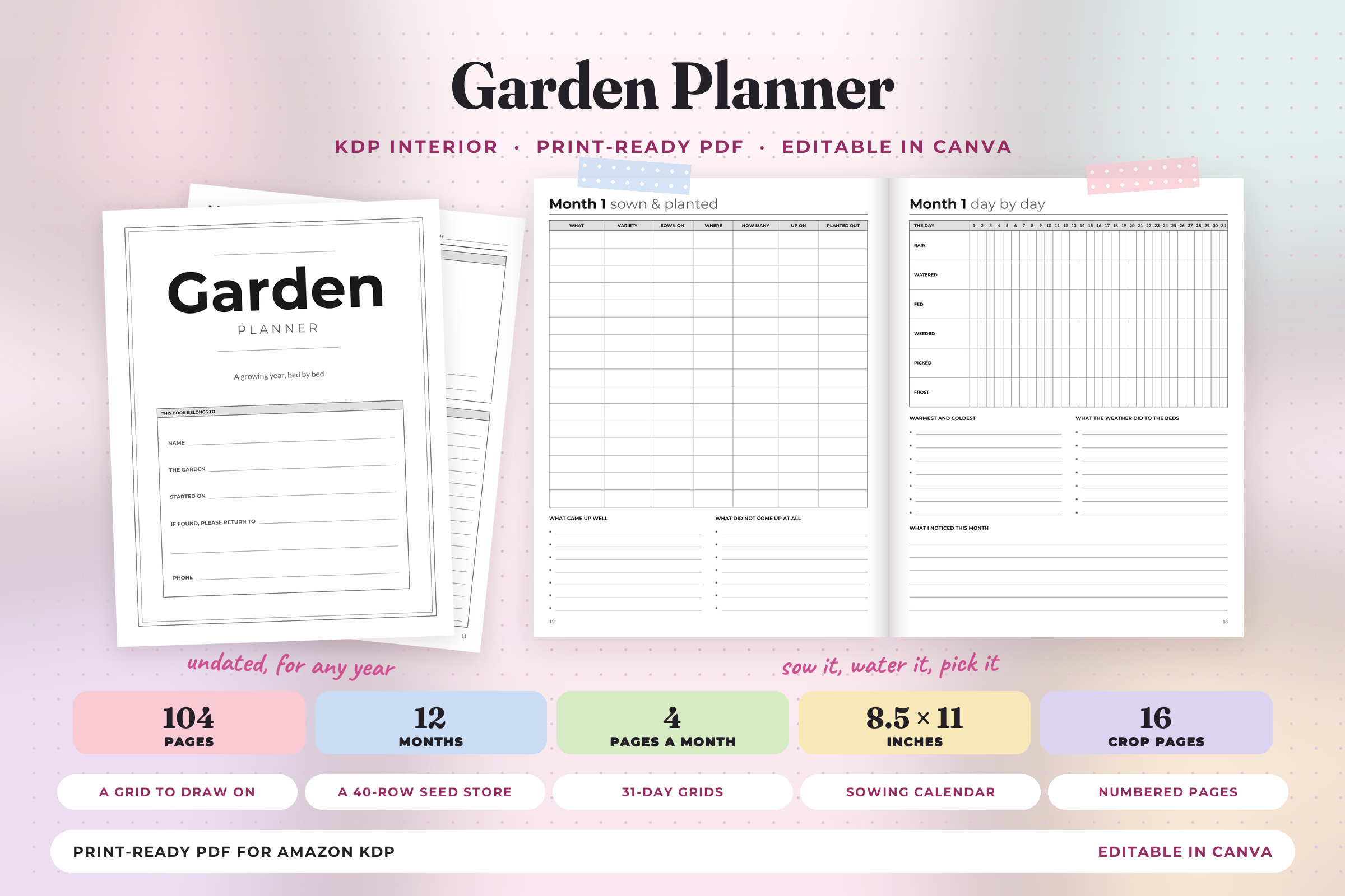Garden Planner — Garden Planner, 12 Months