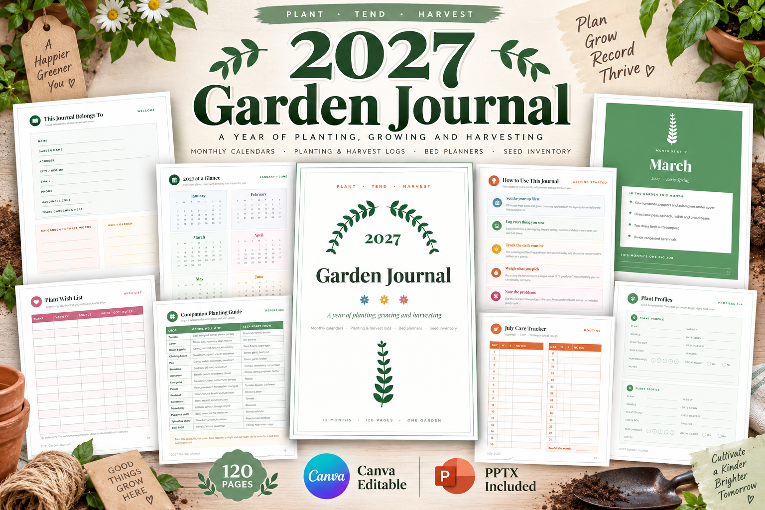 Garden Planner — 2027 Garden Journal