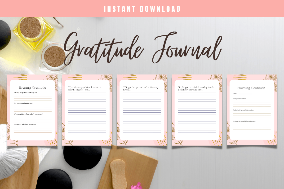 Gratitude Journal: Prompted Gratitude Journal by The Mindful Family