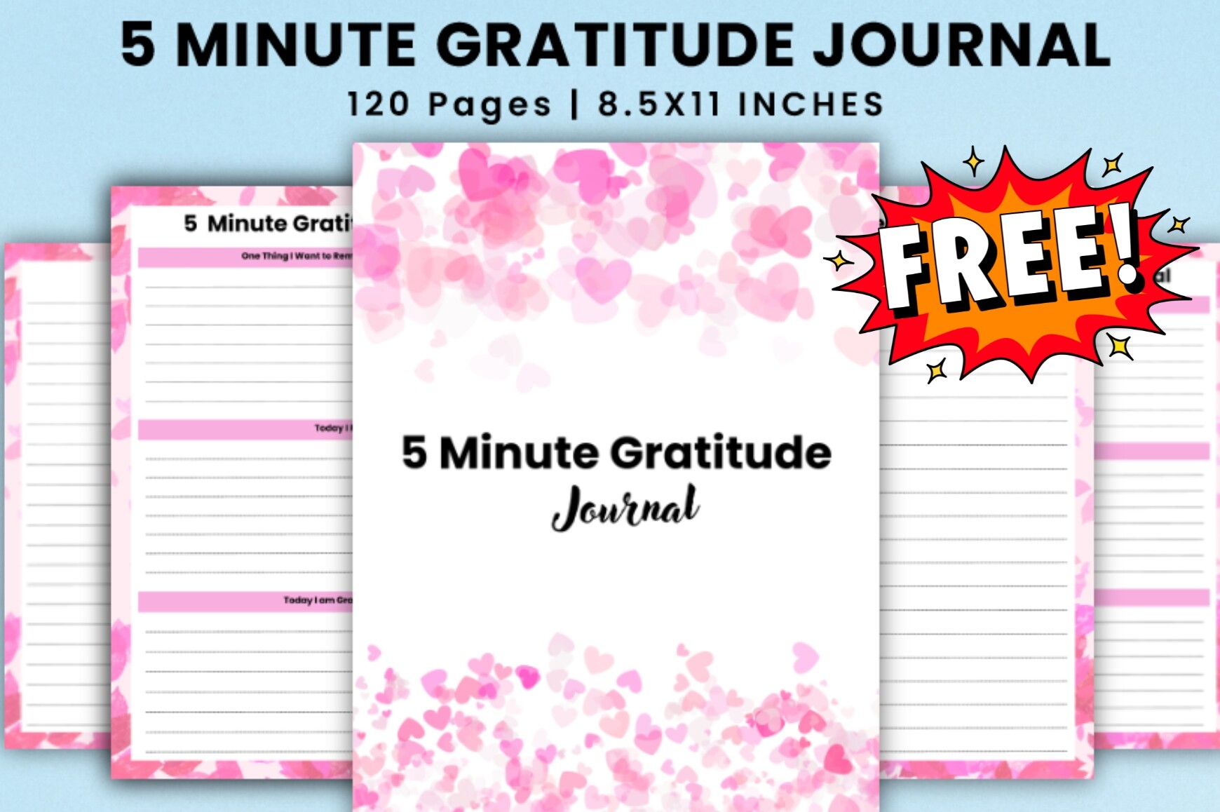 Gratitude Journal: Five-Minute Gratitude Journal by Shumaya