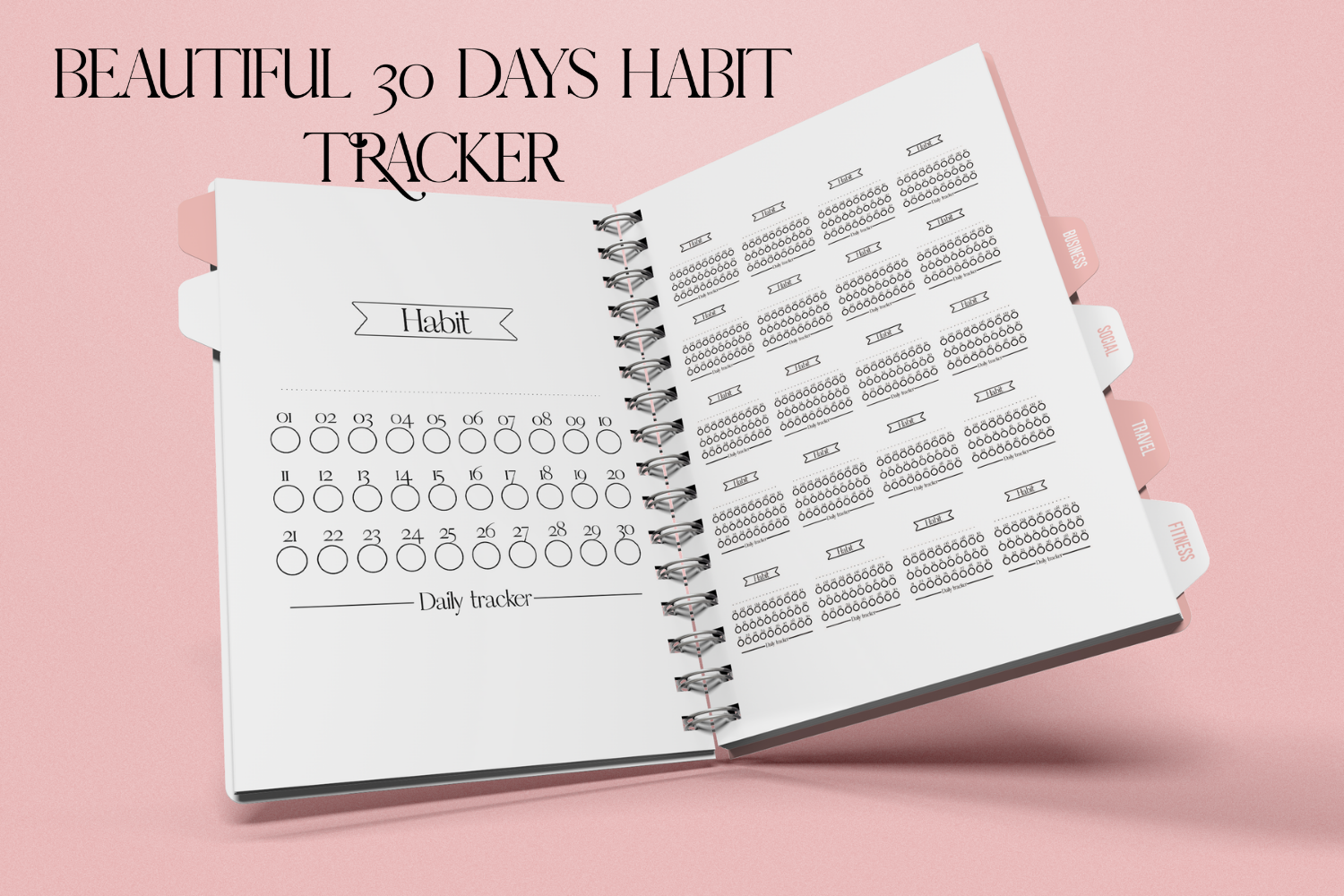 Habit Tracker Stickers: Square Printable Habit Tracker Stickers