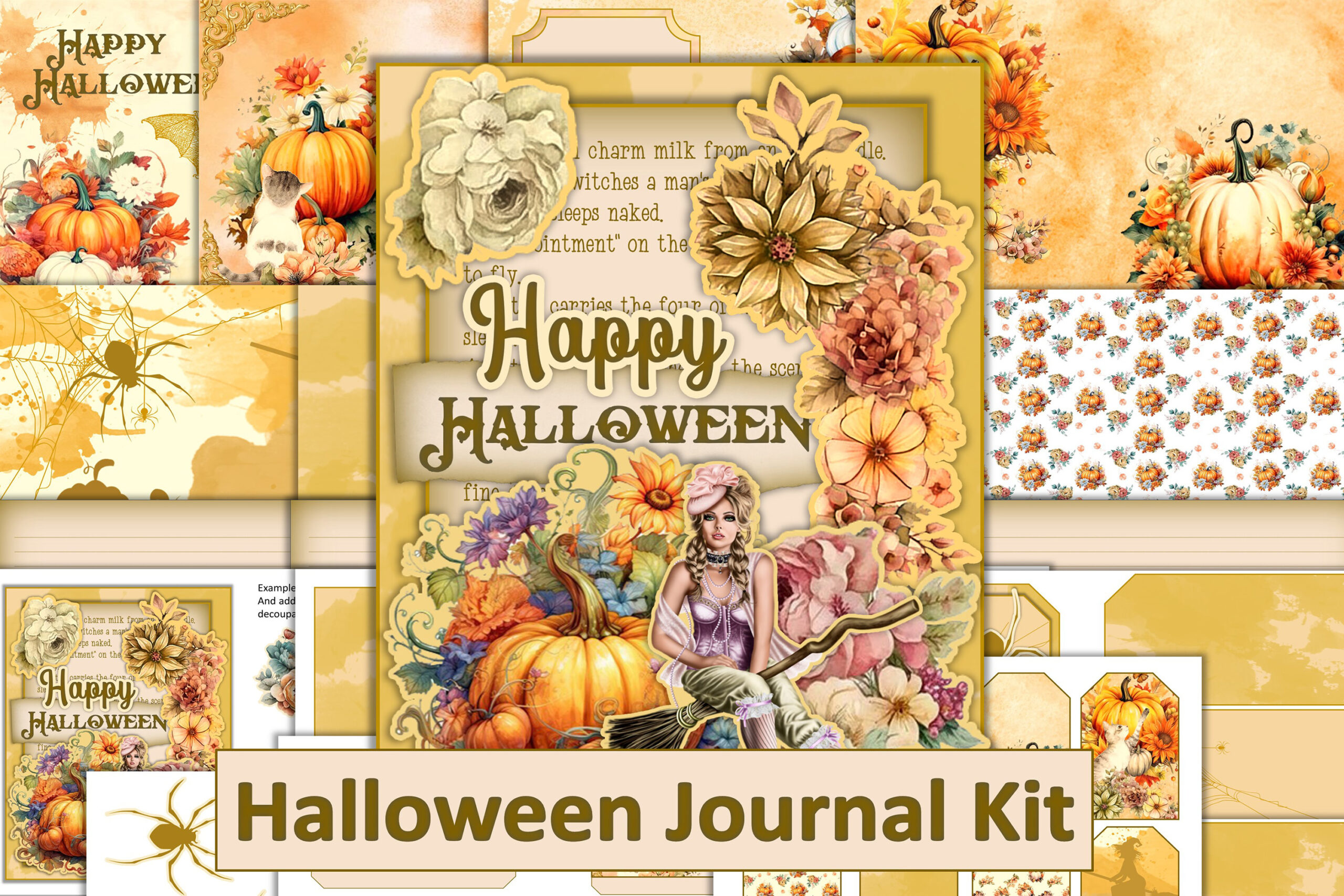 halloween journal: A Twenty-Sheet Kit for a Twenty-Four-Page Signature original product preview