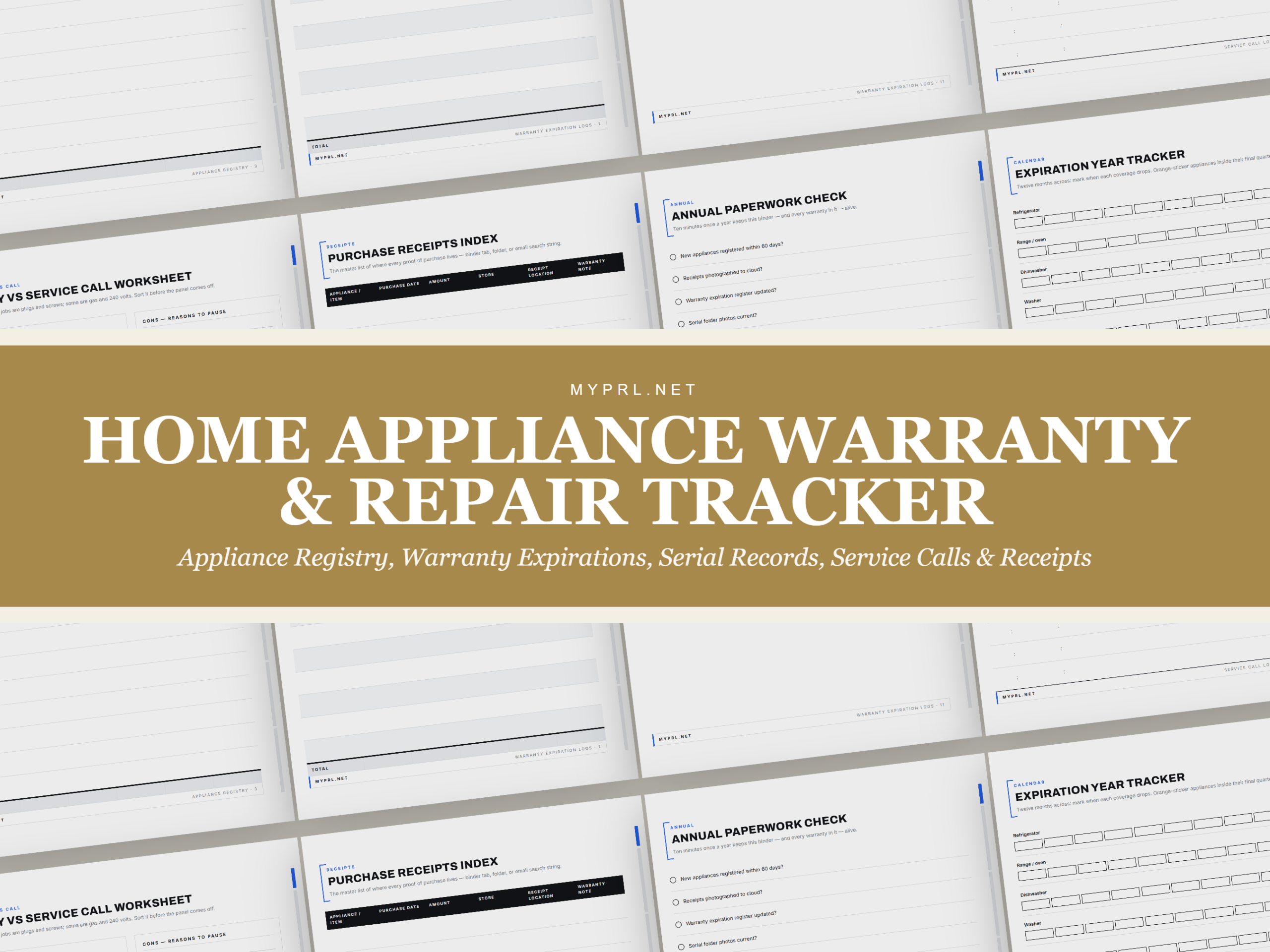 Home Maintenance Planner — Home Appliance Warranty & Repair Tracker