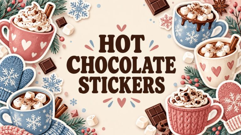Hot Chocolate Stickers editorial cover
