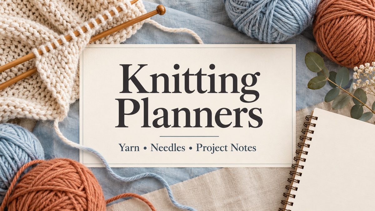 Knitting Planner editorial cover