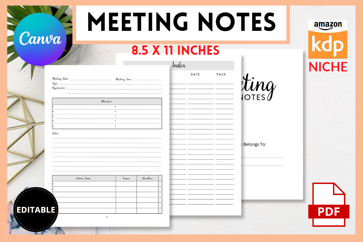 Meeting Notes: Plannah: Meeting Notebook with Action Owners