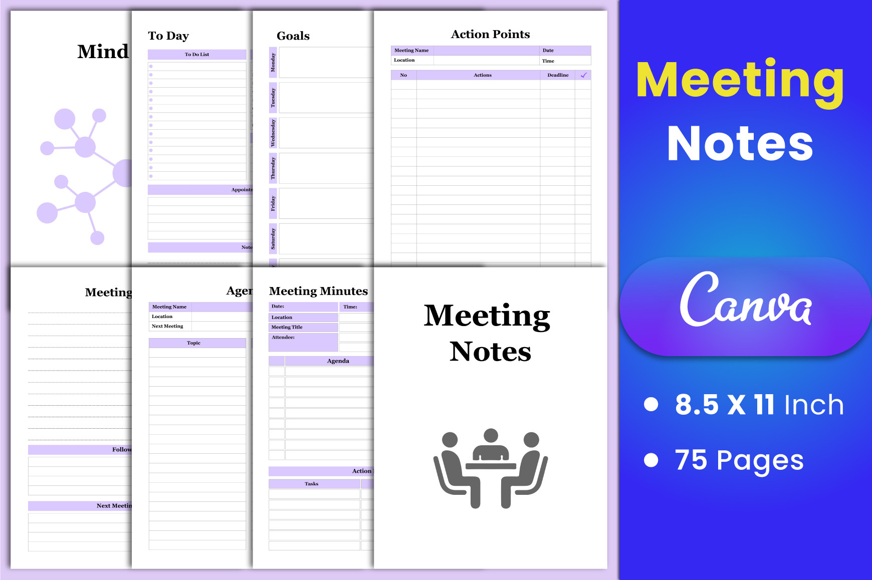 Meeting Notes: munjixpro: Meeting Notes and Planning Workbook