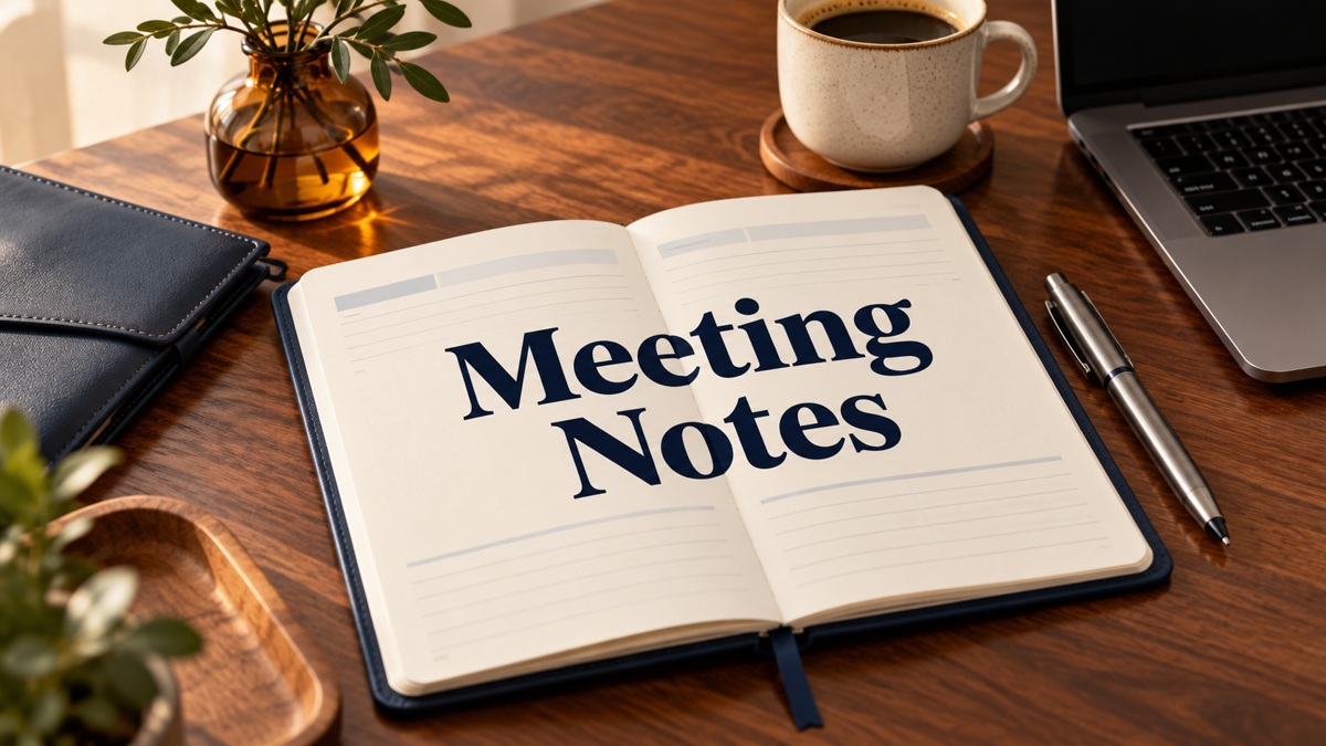 Meeting Notes cover