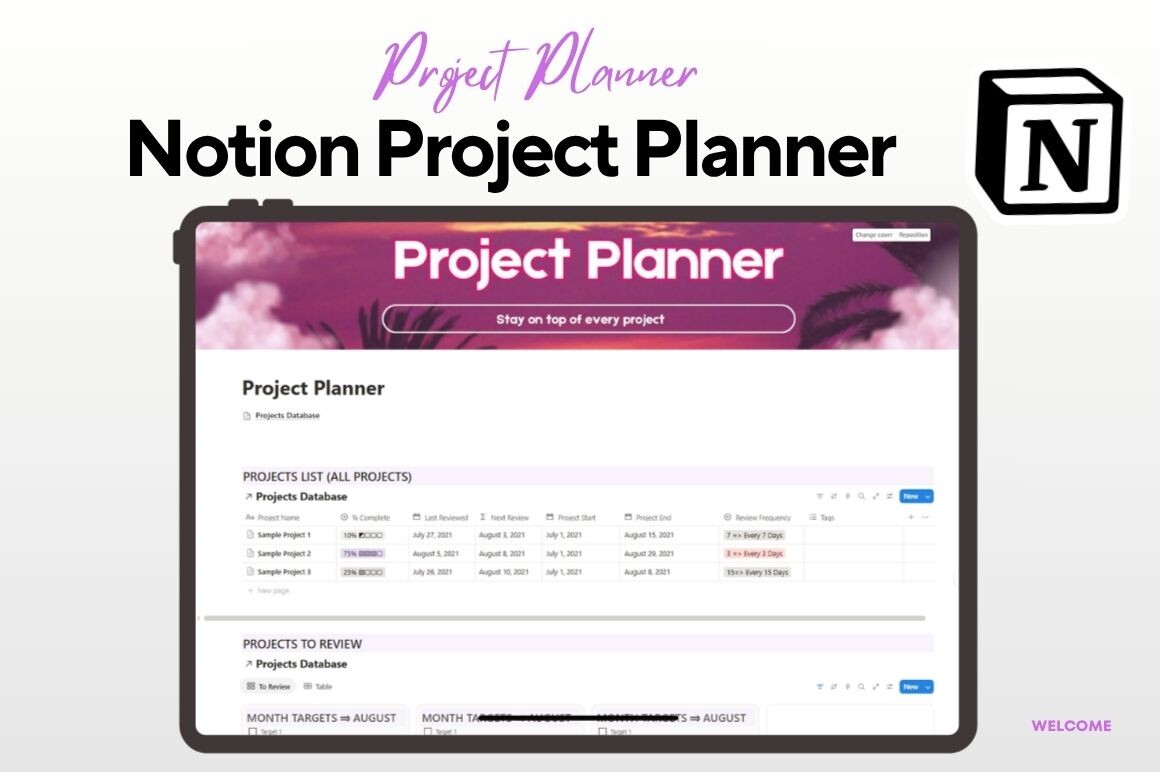 Project Planner — Notion Project Planner by MinTora
