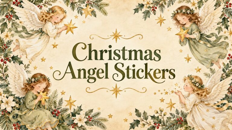 christmas angel stickers — PlannerFind editorial cover