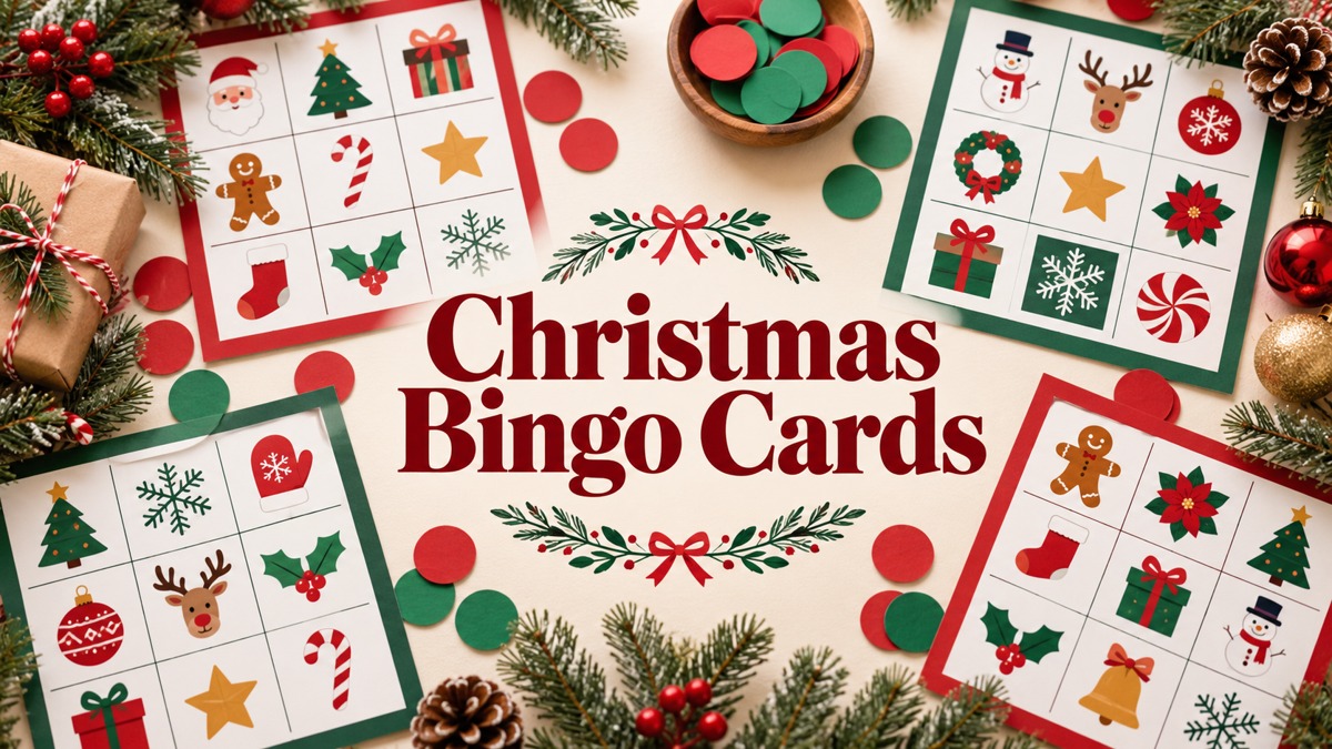 christmas bingo cards — PlannerFind editorial cover