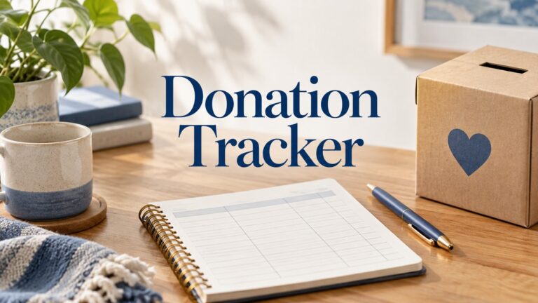 donation tracker — PlannerFind editorial cover