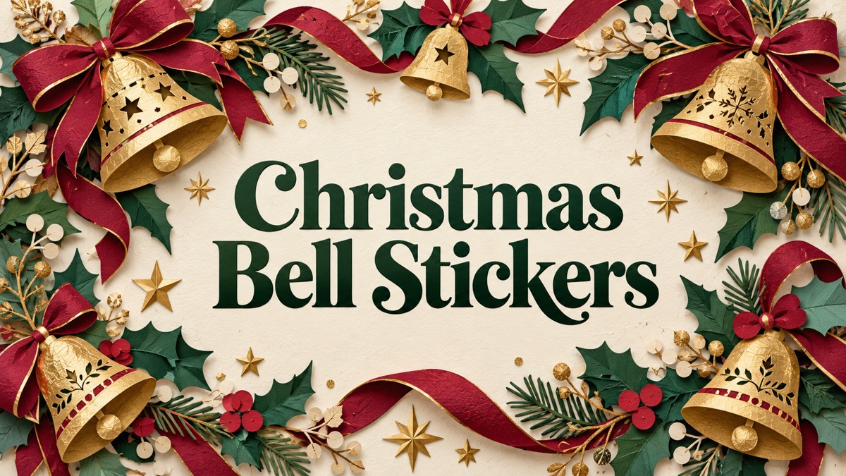 christmas bell stickers — PlannerFind editorial cover