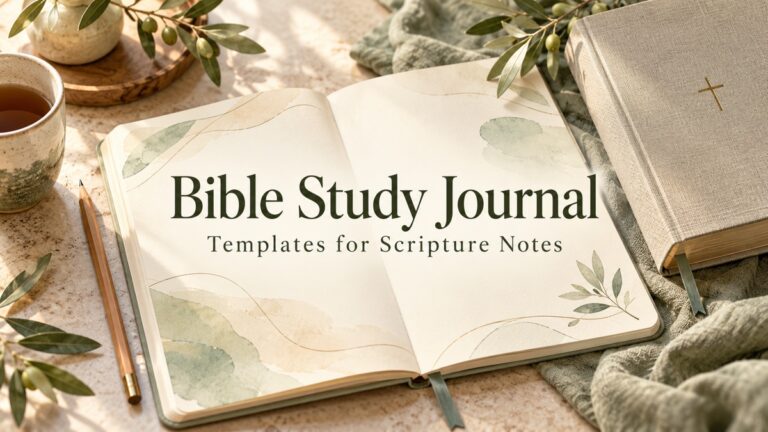 Bible Study Journal illustrated article cover