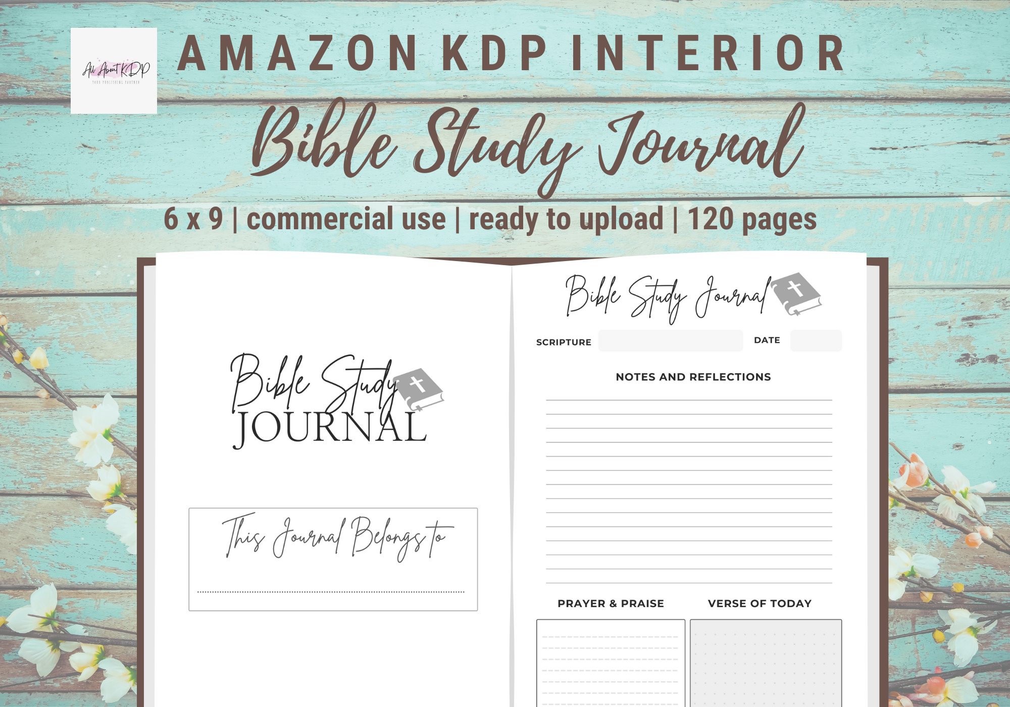 bible study journal templates: Non-Editable Greyscale Bible Study PDF original product preview
