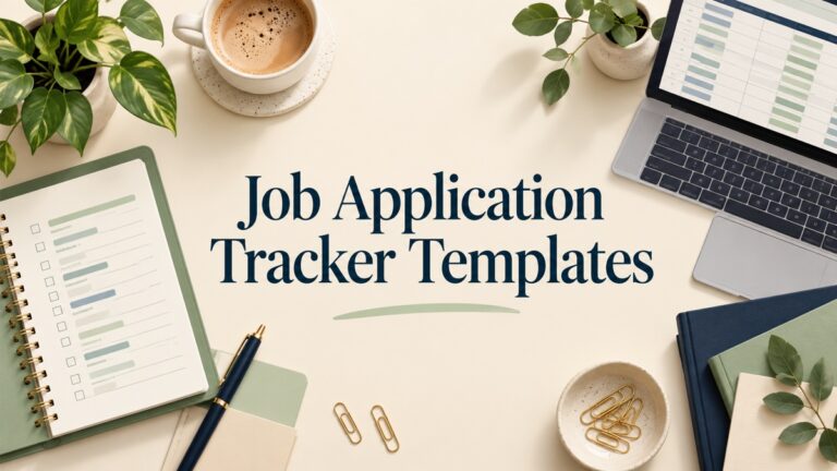 Job Application Tracker Templates illustrated article cover