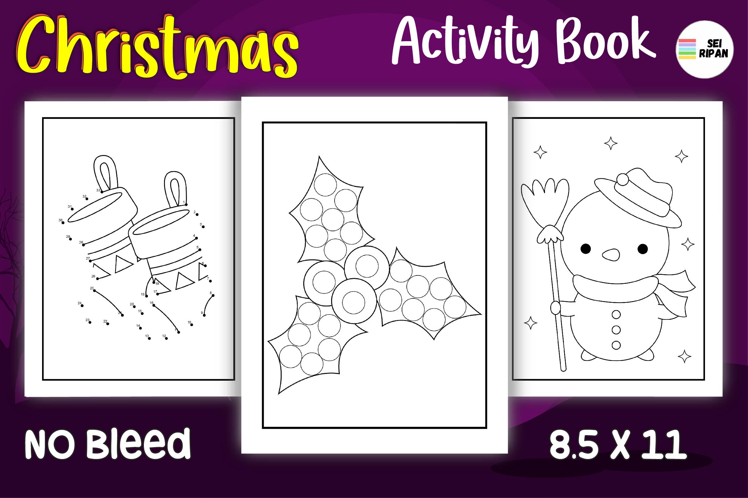 christmas activity books: Christmas Activity Collection with Dot Markers and Scissor Pages original product preview