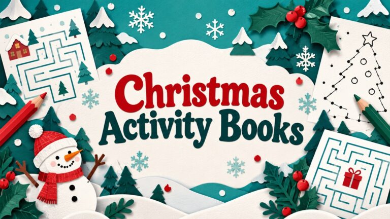 Christmas Activity Books illustrated article cover