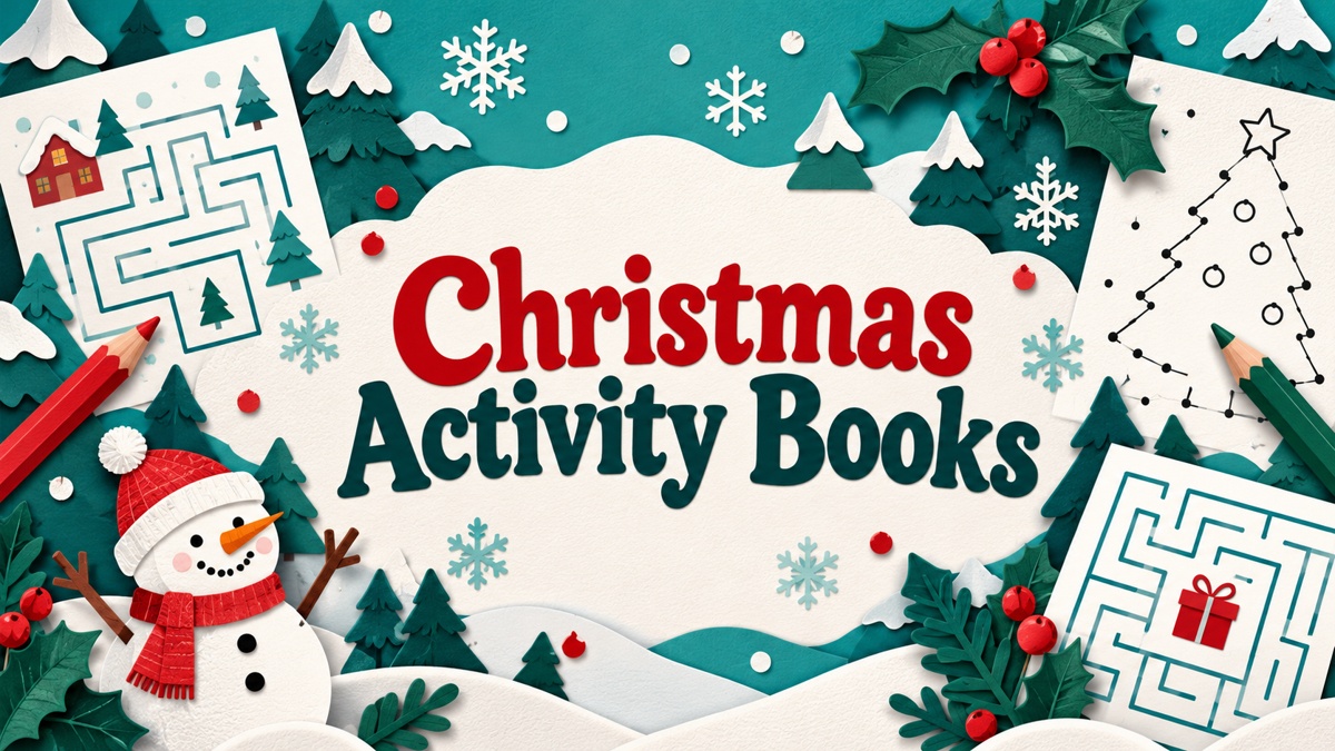 Christmas Activity Books illustrated article cover