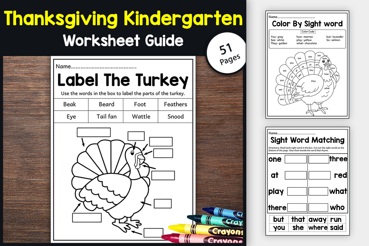 thanksgiving activity printables: Fifty-One November Phonics and Thanksgiving Activity Pages original product preview