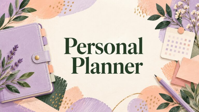 Personal Planner illustrated article cover