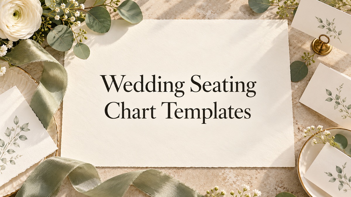 Wedding Seating Chart Templates illustrated article cover